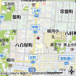 福岡県柳川市中町7周辺の地図