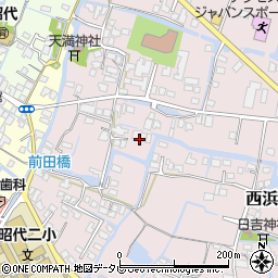 福岡県柳川市西浜武1155周辺の地図