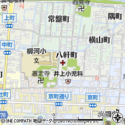 福岡県柳川市八軒町5周辺の地図