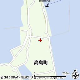 長崎県佐世保市高島町672周辺の地図
