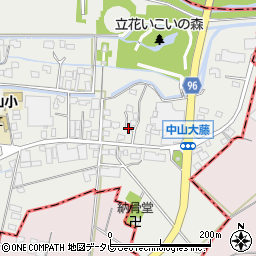 福岡県柳川市三橋町中山280周辺の地図