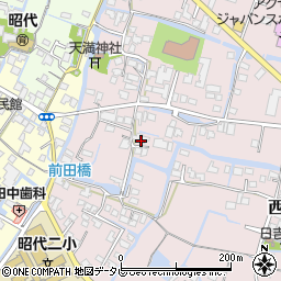 福岡県柳川市西浜武1152周辺の地図