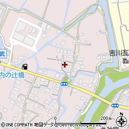 福岡県柳川市西浜武945-1周辺の地図