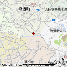 長崎県佐世保市峰坂町3-26周辺の地図