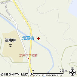 福岡県八女市立花町白木436周辺の地図