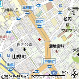 トラストパーク山縣京町第２駐車場周辺の地図