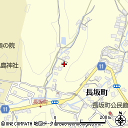 長崎県佐世保市長坂町周辺の地図
