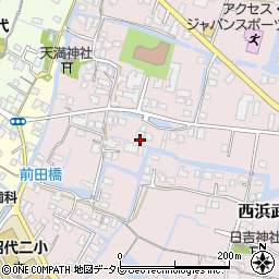 福岡県柳川市西浜武1145周辺の地図