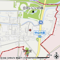 福岡県柳川市三橋町中山269周辺の地図