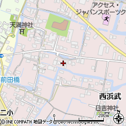 福岡県柳川市西浜武1142周辺の地図