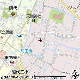 福岡県柳川市西浜武1172周辺の地図