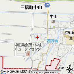 福岡県柳川市三橋町中山743周辺の地図