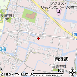 福岡県柳川市西浜武1139周辺の地図
