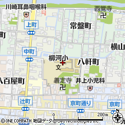 柳川市立柳河小学校周辺の地図