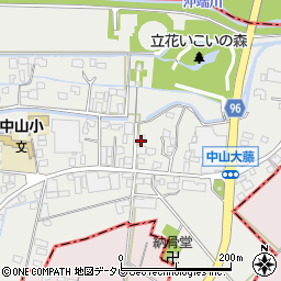 福岡県柳川市三橋町中山290周辺の地図