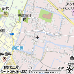 福岡県柳川市西浜武1149-2周辺の地図