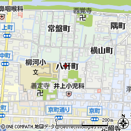 福岡県柳川市八軒町6周辺の地図
