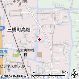 福岡県柳川市三橋町高畑293周辺の地図
