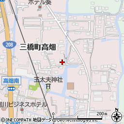 福岡県柳川市三橋町高畑119周辺の地図
