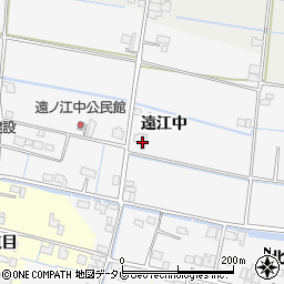 佐賀県杵島郡白石町遠江中周辺の地図