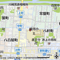 福岡県柳川市中町14-1周辺の地図