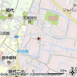福岡県柳川市西浜武1175-1周辺の地図