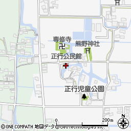 正行公民館周辺の地図