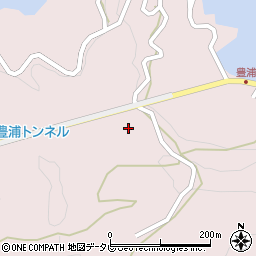 豊浦トンネル周辺の地図