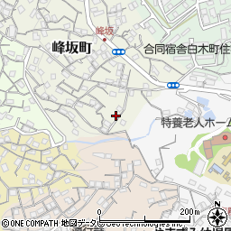 長崎県佐世保市峰坂町3-21周辺の地図