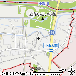 福岡県柳川市三橋町中山270周辺の地図