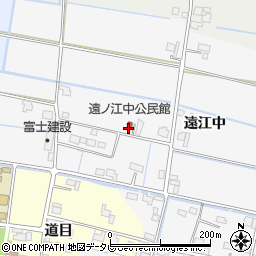 遠ノ江中公民館周辺の地図