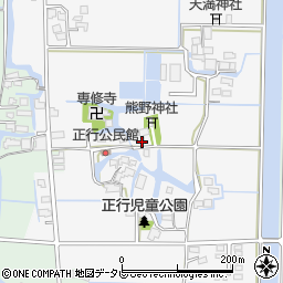 福岡県柳川市三橋町正行244周辺の地図