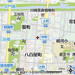 福岡県柳川市中町26周辺の地図