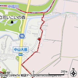 福岡県柳川市三橋町中山782周辺の地図