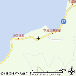 愛媛県漁業協同組合　下波支所漁場監視室周辺の地図