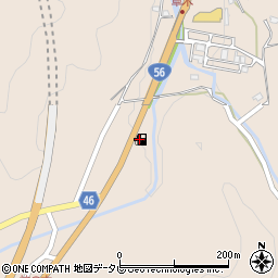 佐竹石油株式会社　祝森サービス・ステーション周辺の地図