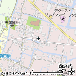 福岡県柳川市西浜武1097周辺の地図
