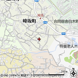 長崎県佐世保市峰坂町3-5周辺の地図