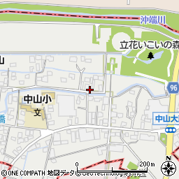 福岡県柳川市三橋町中山532周辺の地図