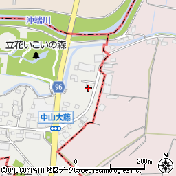 福岡県柳川市三橋町中山212周辺の地図