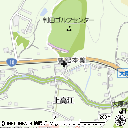 大分県大分市中判田192-1周辺の地図