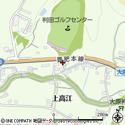 大分県大分市中判田192-1周辺の地図