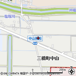 福岡県柳川市三橋町中山1299周辺の地図