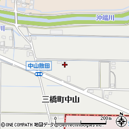 福岡県柳川市三橋町中山1292-7周辺の地図