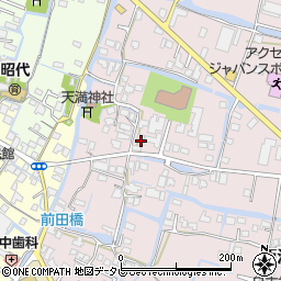 福岡県柳川市西浜武1066周辺の地図