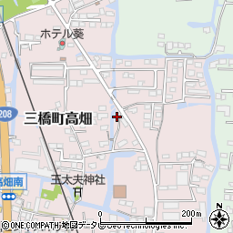 福岡県柳川市三橋町高畑297-1周辺の地図