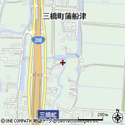 福岡県柳川市三橋町蒲船津485-3周辺の地図