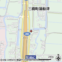 福岡県柳川市三橋町蒲船津517-2周辺の地図