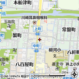 福岡県柳川市上町25周辺の地図
