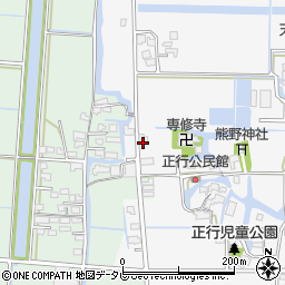 福岡県柳川市三橋町正行1周辺の地図